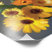 Gerbera-Bouquet Fotodruck (Ecke)