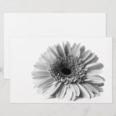 Gerbera Briefpapier (Vorne/Hinten)