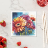 Gerbera Daisies Blume Colorful Serviette (Beispiel)