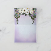 Gerbera Daisies Faltschachtel Danke Karte (Innenseite)