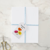 Gerbera Daisies Geschenkanhänger (Mit Garn)