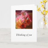 Gerbera Daisies Karte (Gelbe Blume)