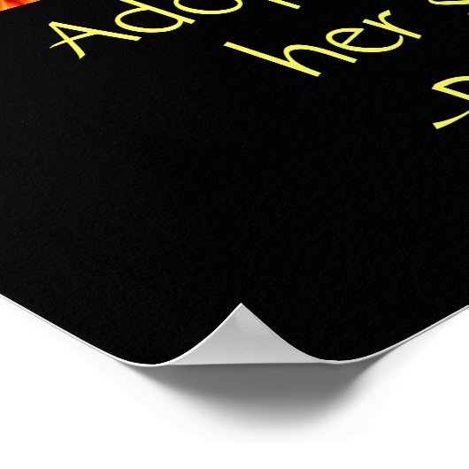 Gerbera Daisies mit Zitat Poster (Ecke)