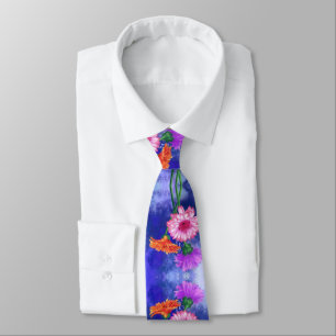 Gerbera Daisies Neck Tie Krawatte