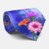 Gerbera Daisies Neck Tie Krawatte (Gerollt)