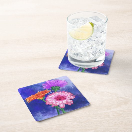 Gerbera Daisies Paper Untersetzer (Vor Ort)