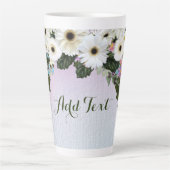 Gerbera Daisies Swag Milchtasse (Vorderseite)
