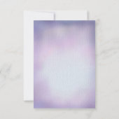 Gerbera Daisies Swag RSVP Karte (Rückseite)