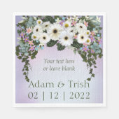 Gerbera Daisies Swag Serviette (Vorderseite)