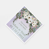 Gerbera Daisies Swag Serviette (Ecke)