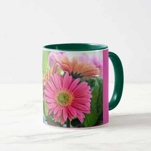 Gerbera Daisies Tasse (VorderseiteRechts)
