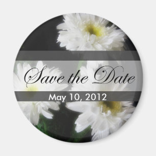 Gerbera Daisy 11 Save the Date Wedding Magnet