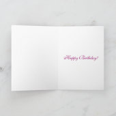 Gerbera Daisy Birthday Card Karte (Innenseite)