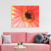 Gerbera Daisy Blume Canvas Print Leinwanddruck (Insitu (Wohnzimmer))