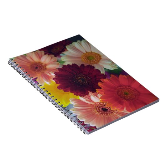 Gerbera Daisy Blume Foto Art Journal Notizblock (Rechte Seite)