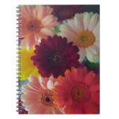 Gerbera Daisy Blume Foto Art Journal Notizblock (Vorderseite)