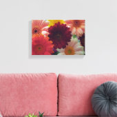 Gerbera Daisy Blume Foto Leinwand Wine tasting (Insitu (Wohnzimmer))