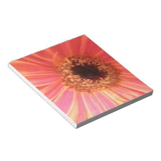 Gerbera Daisy Blume Notepad Notizblock (angewinkelt)