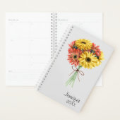 Gerbera Daisy Blume Personalisiert Custom Planer (Anzeige)