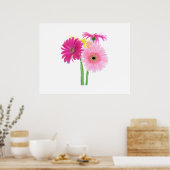 Gerbera Daisy Blume Poster (Küche)