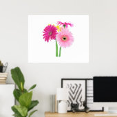 Gerbera Daisy Blume Poster (Heimbüro)