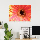 Gerbera Daisy Blume Print Poster (Heimbüro)