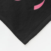 Gerbera Daisy Blume Ribbon Pollen Brustkrebs Fleecedecke (Ecke)