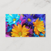 Gerbera Daisy Bouquet Visitenkarte (Rückseite)