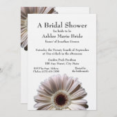 Gerbera Daisy Brautparty Einladung (Vorne/Hinten)