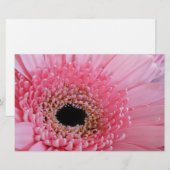 Gerbera Daisy Briefpapier (Vorne/Hinten)