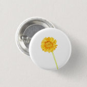 Gerbera daisy button (Vorne & Hinten)