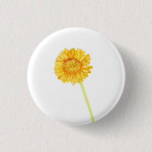 Gerbera daisy button