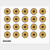 Gerbera Daisy Envelope Wedding Stickers (Blatt)