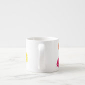 Gerbera Daisy Espressotasse (Rückseite)