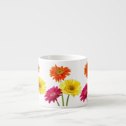 Gerbera Daisy Espressotasse (Vorderseite)