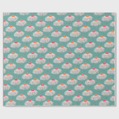 Gerbera Daisy Floral pattern Geschenkpapier (Flach)
