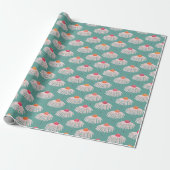 Gerbera Daisy Floral pattern Geschenkpapier (Ungerollt)