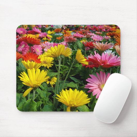 Gerbera Daisy Garden Mousepad (Mit Mouse)