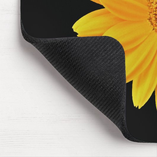 Gerbera Daisy (Gerbera hybrida) - Gelb Mousepad (Ecke)