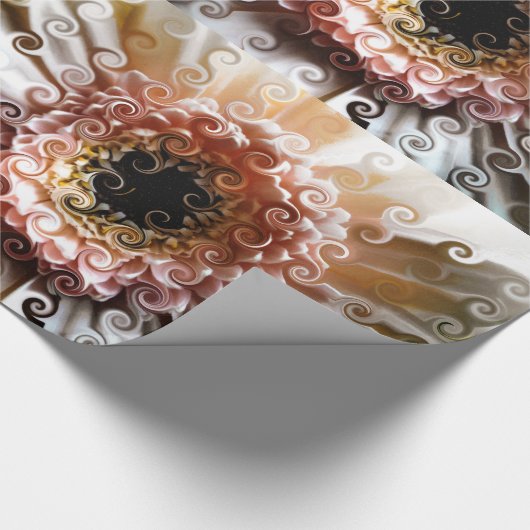 GERBERA DAISY GESCHENKPAPIER (Ecke)