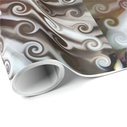 GERBERA DAISY GESCHENKPAPIER (Rolleneckpunkt)