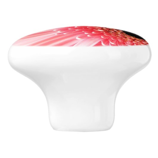 Gerbera Daisy Keramikknauf (Seitenansicht)