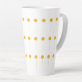 Gerbera daisy Latte Tasse (Rechte Ecke)