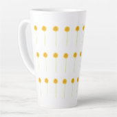 Gerbera daisy Latte Tasse (Linke Ecke)