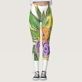 Gerbera-Daisy Leggings