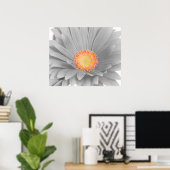 Gerbera Daisy Leinwand Poster (Heimbüro)