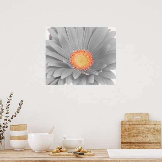 Gerbera Daisy Leinwand Poster (Küche)