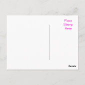 Gerbera Daisy Liebe You Postcard Postkarte (Rückseite)