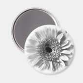 Gerbera Daisy Magnet (Vorderseite/Rückseite)