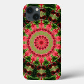 Gerbera Daisy Mandala Case-Mate iPhone Hülle (Rückseite)